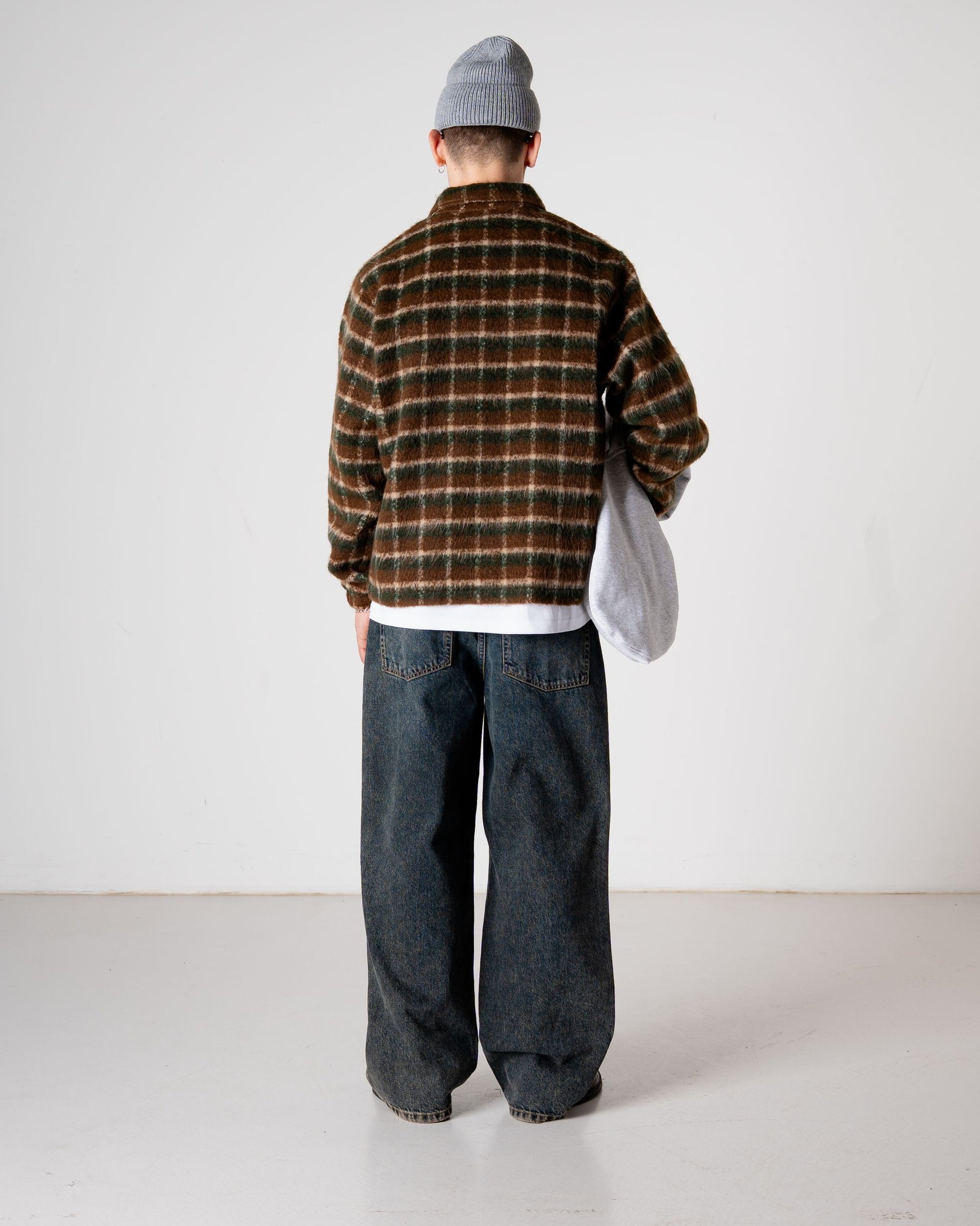 Youth Fuzzy Jacket - Dark Green