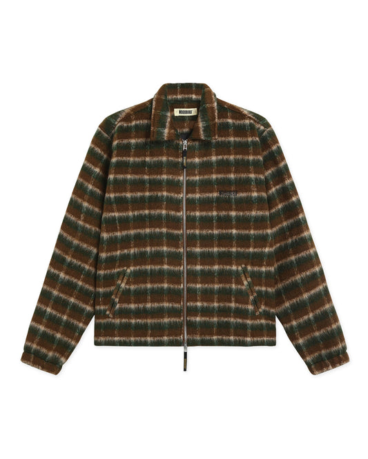 Youth Fuzzy Jacket - Dark Green