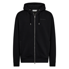 Pete Hoodie Zip - Black