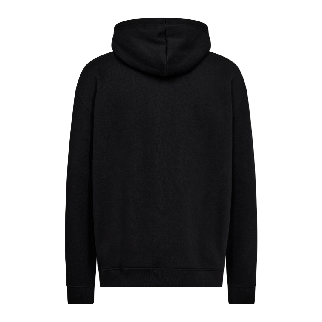 Pete Hoodie Zip - Black