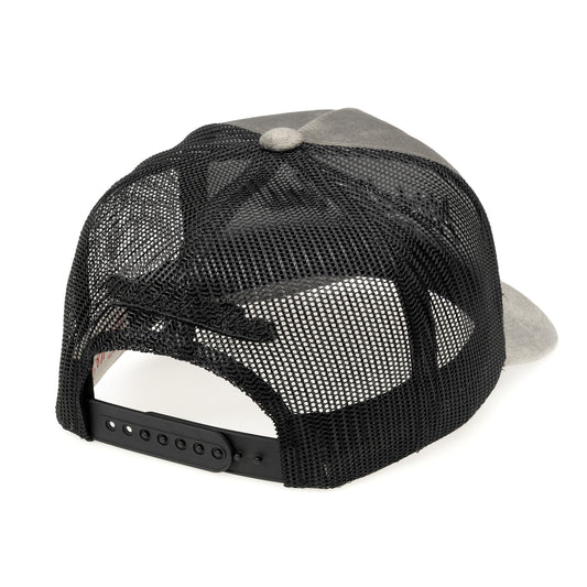 Velvet Pinscript Trucker Own Brand - Charcoal