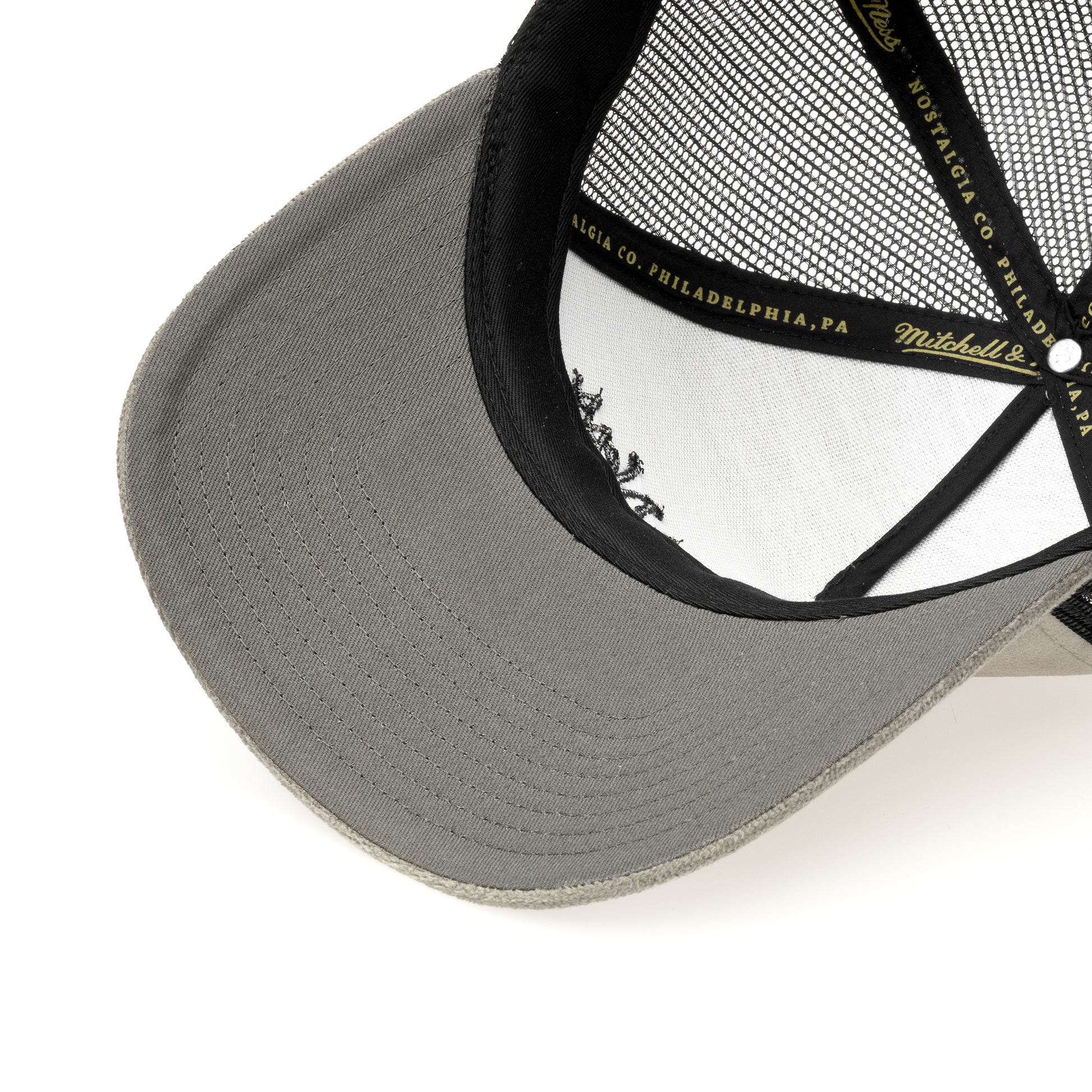 Velvet Pinscript Trucker Own Brand - Charcoal