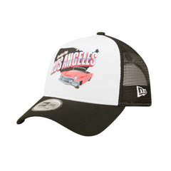 9Forty A-Frame Us State Wordmark Trucker - Black