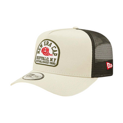 9Forty A-Frame State Patch Trucker Newera - Stone/Stone