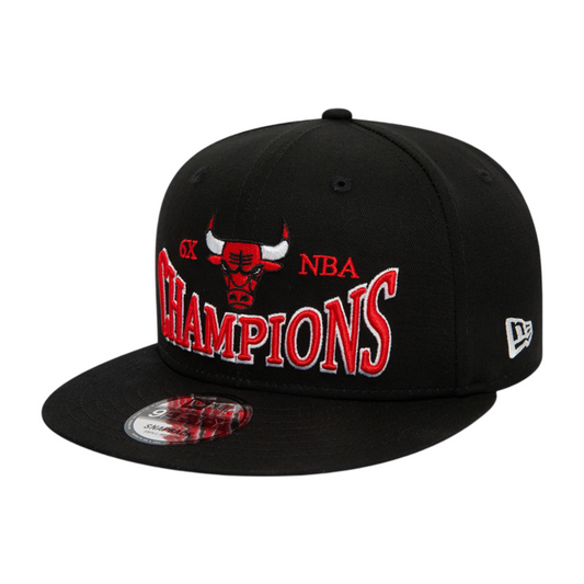 9Fifty Champions Patch - Chicago Bulls Black/Red