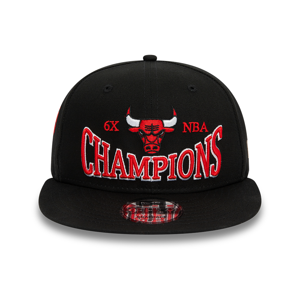 9Fifty Champions Patch - Chicago Bulls Black/Red