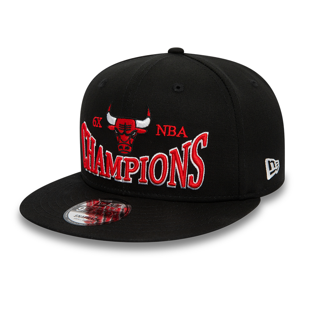 9Fifty Champions Patch - Chicago Bulls Black/Red