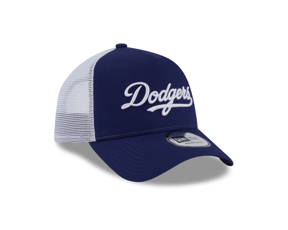 9Forty Af Trucker Team Script - Los Angeles Dodgers Dark Royal/White
