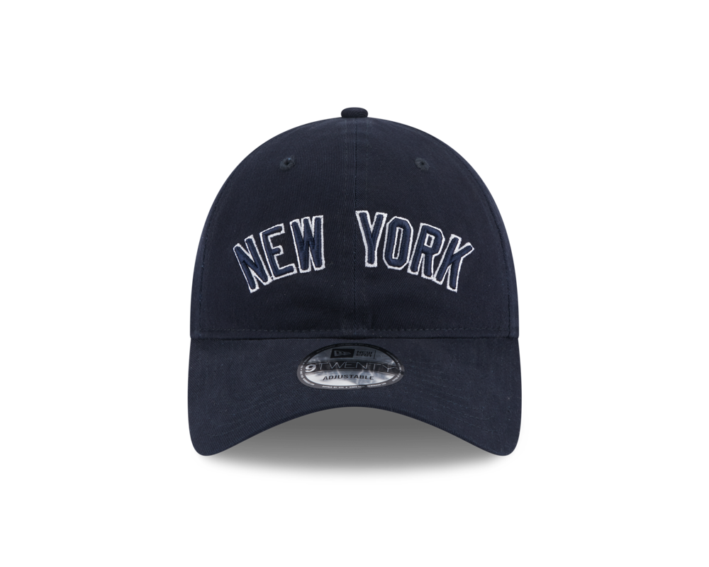 9Twenty Team Script - New York Yankees Navy/White