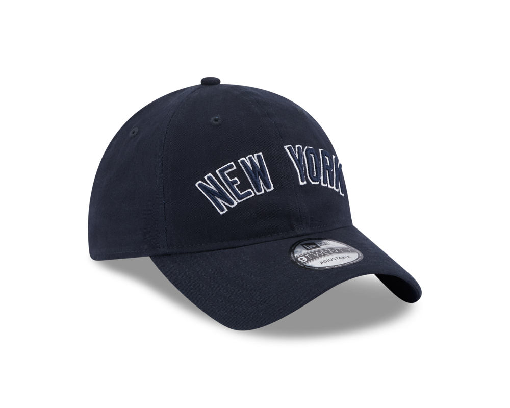 9Twenty Team Script - New York Yankees Navy/White