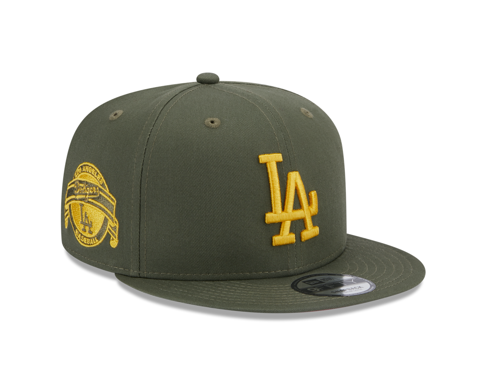9Fifty Side Patch - Los Angeles Dodgers New Olive/Mellow Yellow