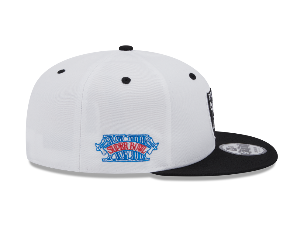9Fifty White Crown Patch - Las Vegas Raiders White/Black