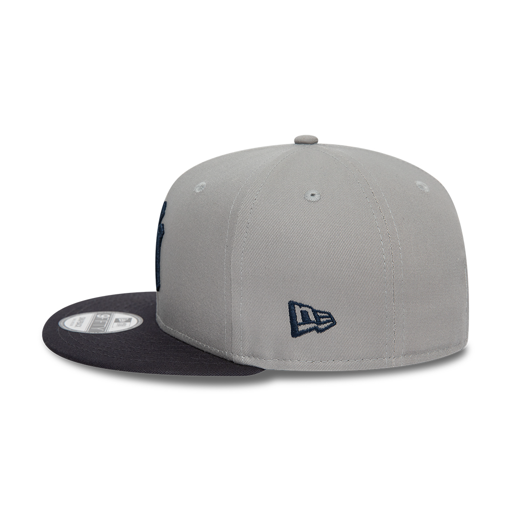 9Fifty Contrst Side Patch - New York Yankees Grey/Navy