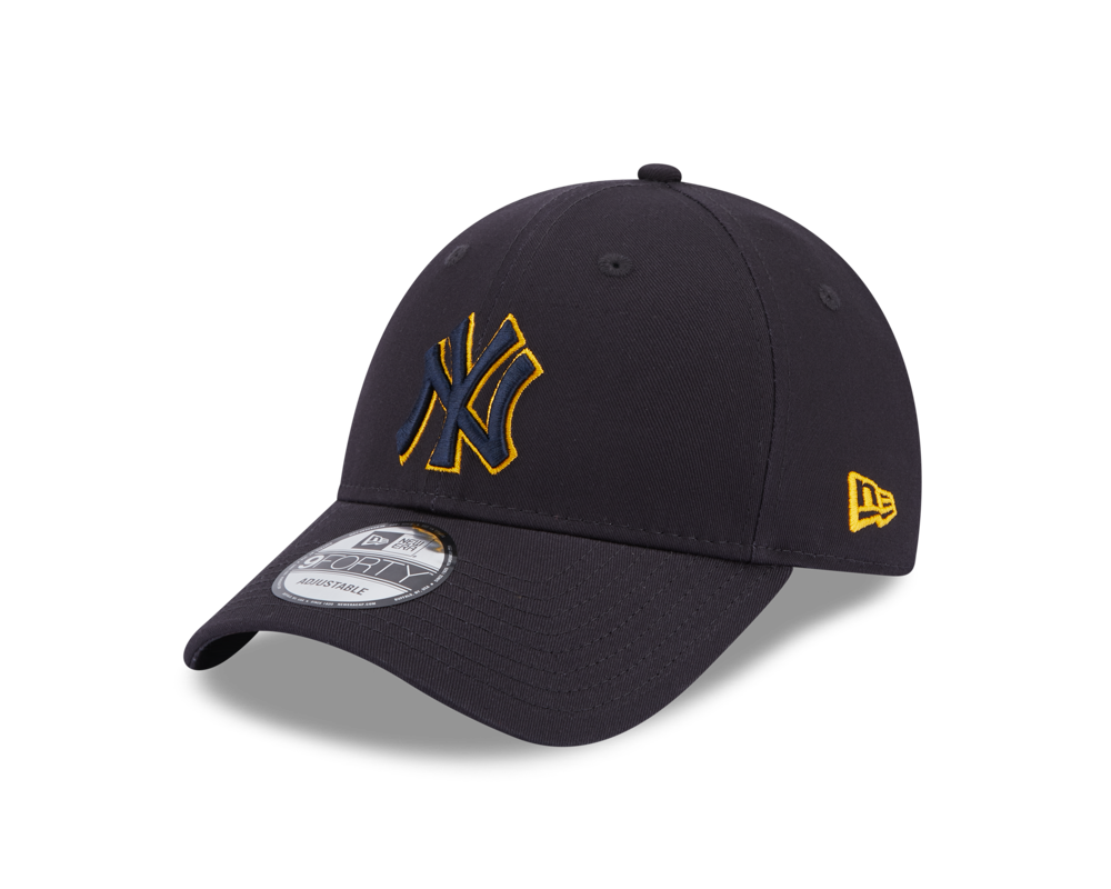 9Forty Team Outline - New York Yankees Navy/Mellow Yellow