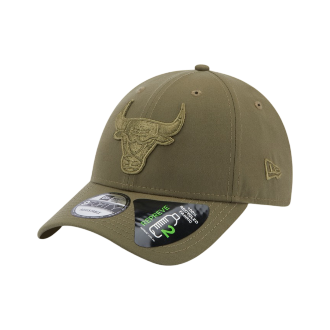 9Forty Repreve - Chicago Bulls New Olive/New Olive