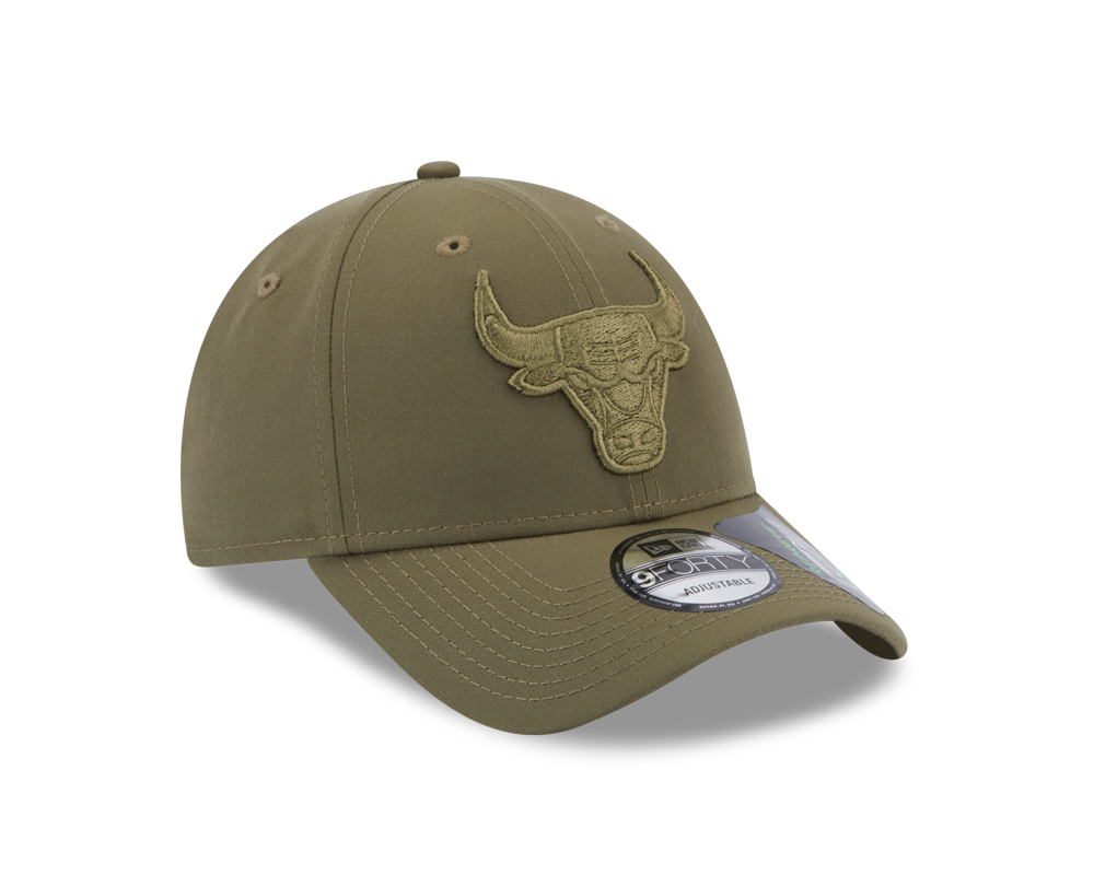 9Forty Repreve - Chicago Bulls New Olive/New Olive