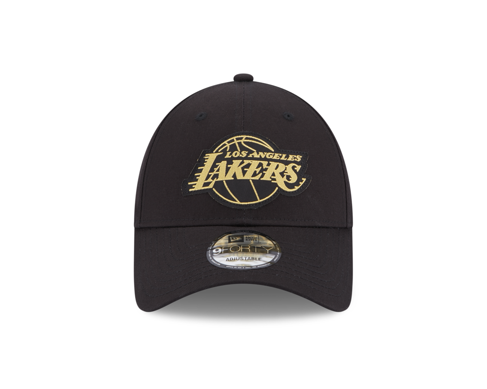 9Forty Metallic Badge - Los Angeles Lakers  Black/Metallic Gold