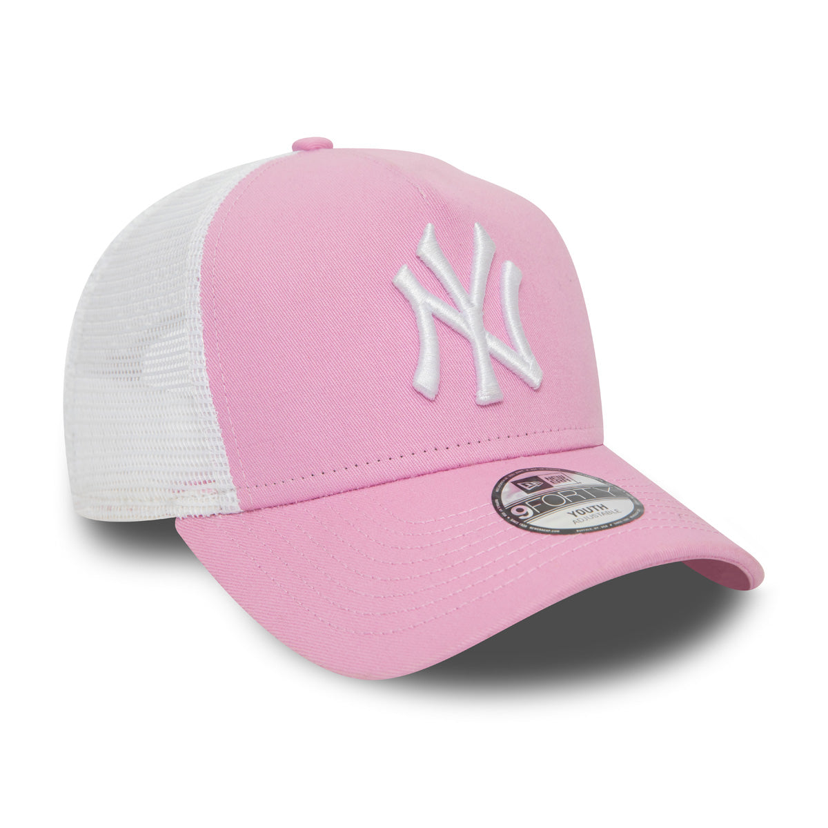 9Forty Aframe Trucker Child League Essential - Fondant Pink/White