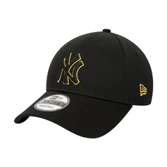 9Forty Metallic Outline - Black/Gold