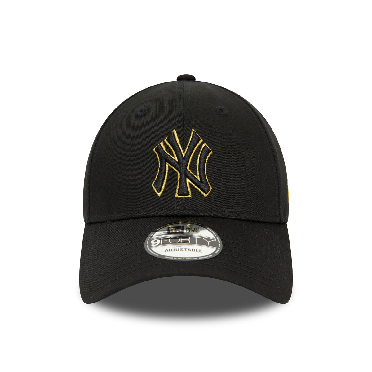 9Forty Metallic Outline - Black/Gold