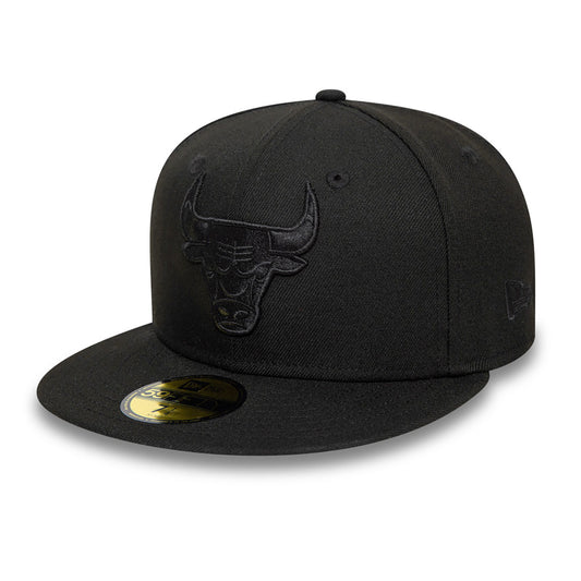 59Fifty Black on Black NBA Essential - Chicago Bulls Black/Black