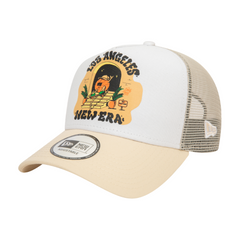 9Forty Aframe Trucker Graphic Print - Light Cream