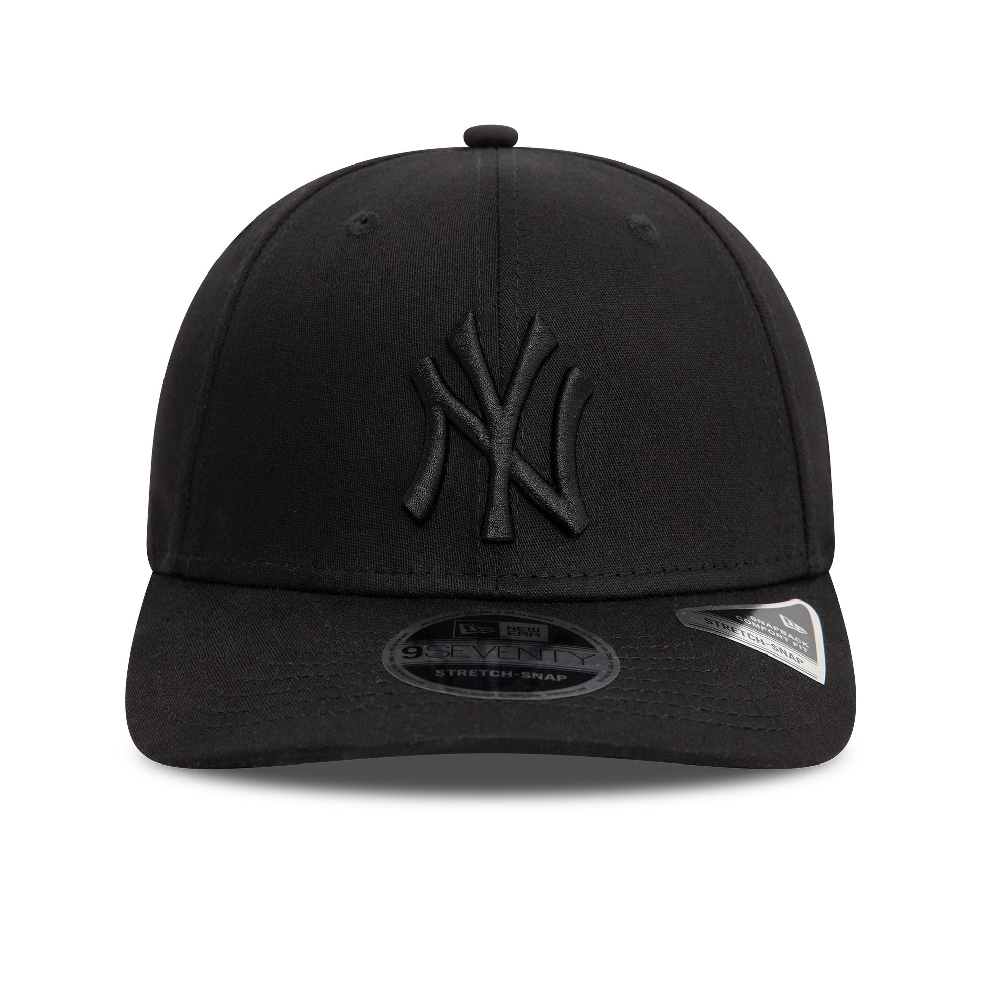 9Seventy Stretch-Snap Monochrome New York Yankees - Black/Black
