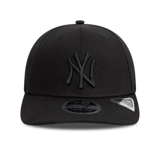 9Seventy Stretch-Snap Monochrome New York Yankees - Black/Black