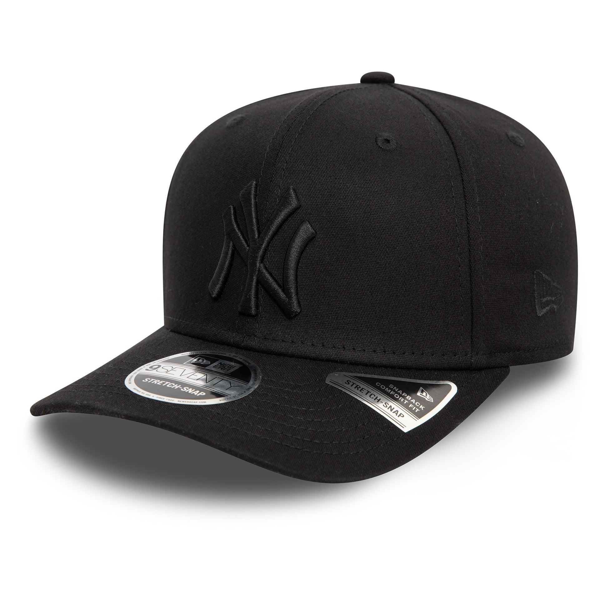9Seventy Stretch-Snap Monochrome New York Yankees - Black/Black