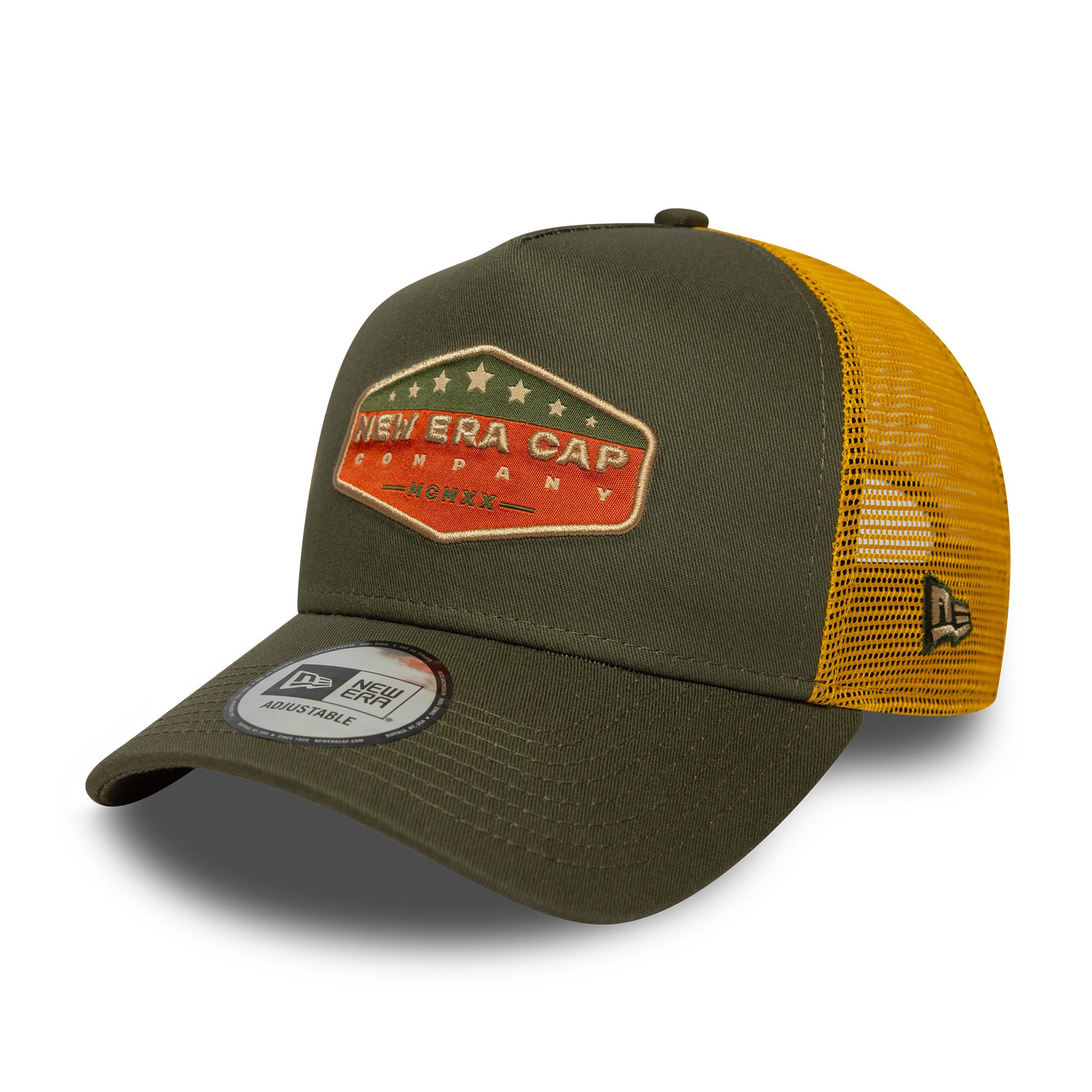 9Forty Trucker Cotton Patch New Era Branded - New Olive