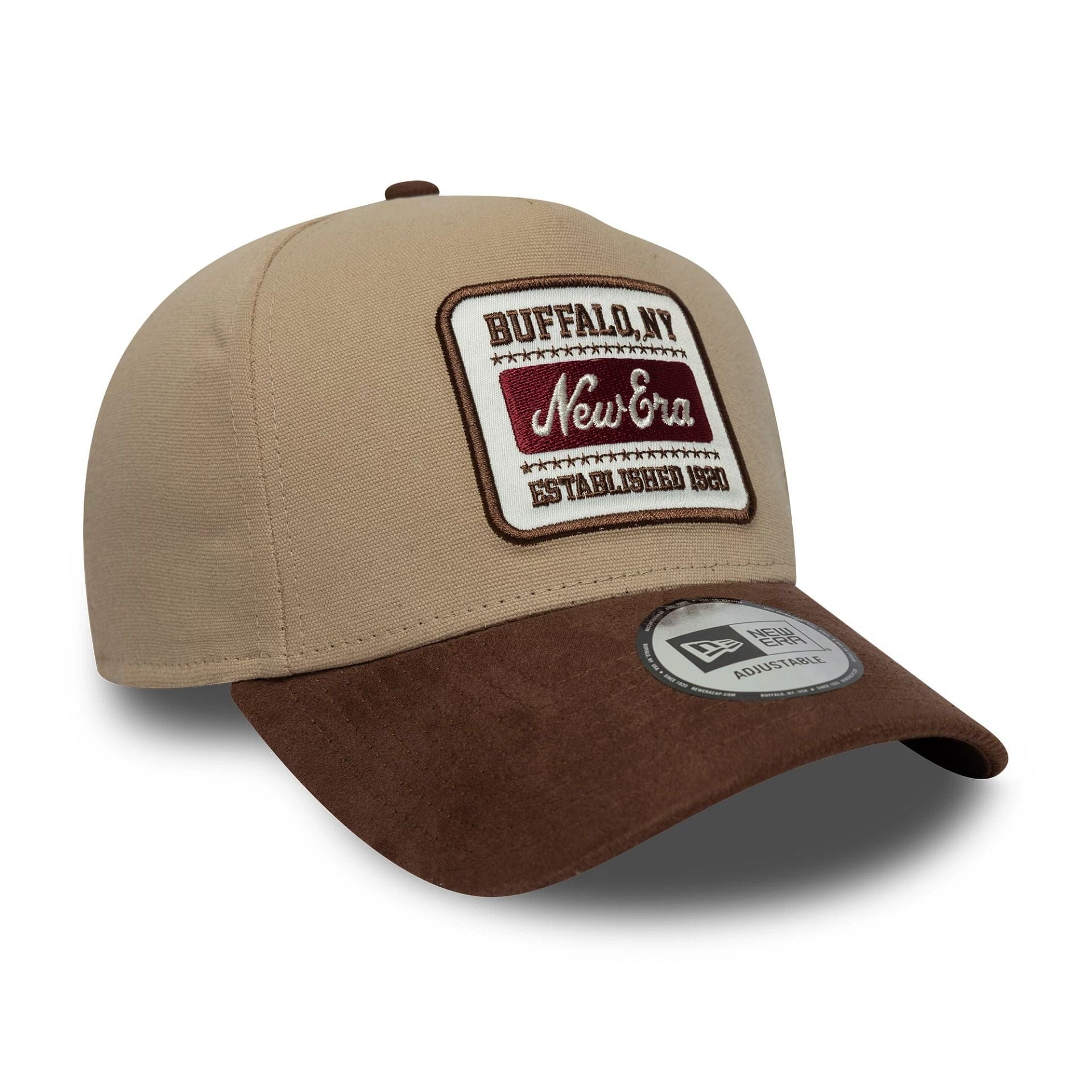 9Forty Aframe New Era Patch Suede - Beige/brown