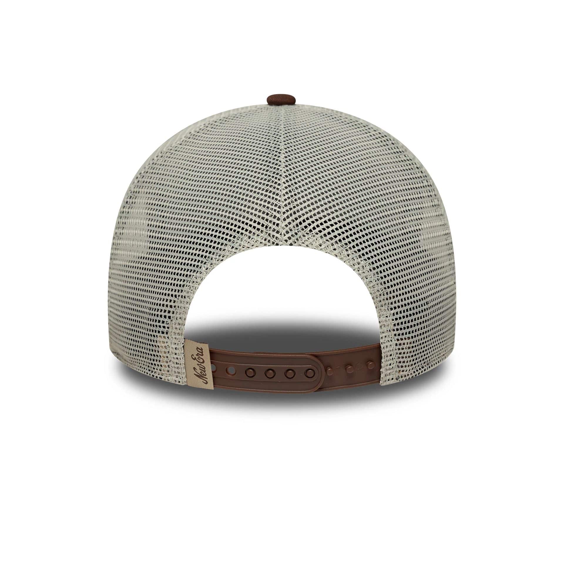 9Forty Aframe Trucker New Era Patch Suede - Brown
