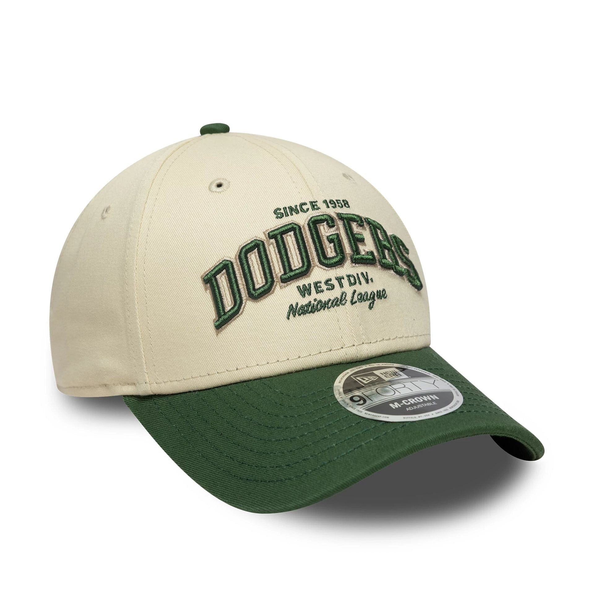 9Forty Wordmark MC Los Angeles Dodgers - Offwhite/Green