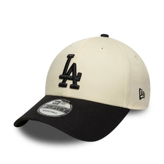 9Forty Colour Block Los Angeles Dodgers - Offwhite/Black