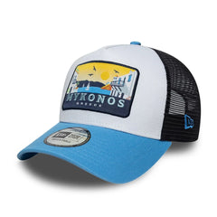 9Forty Location Patch Trucker - Blue/White/Black