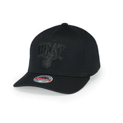 Black Out Arch Classic Red Snapback Miami Heat - Black
