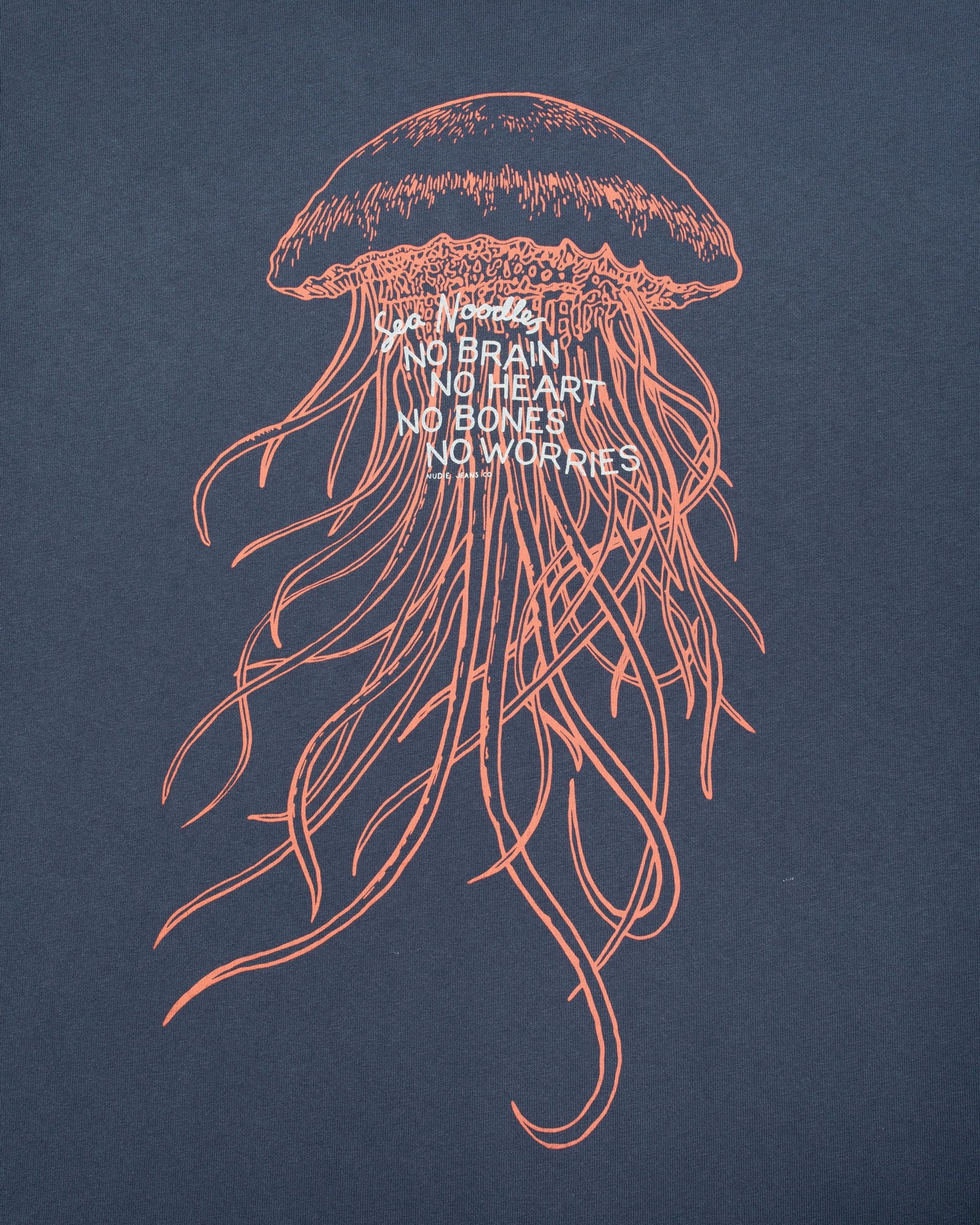 Roy Sea Noodles T-Shirt - Dark Blue