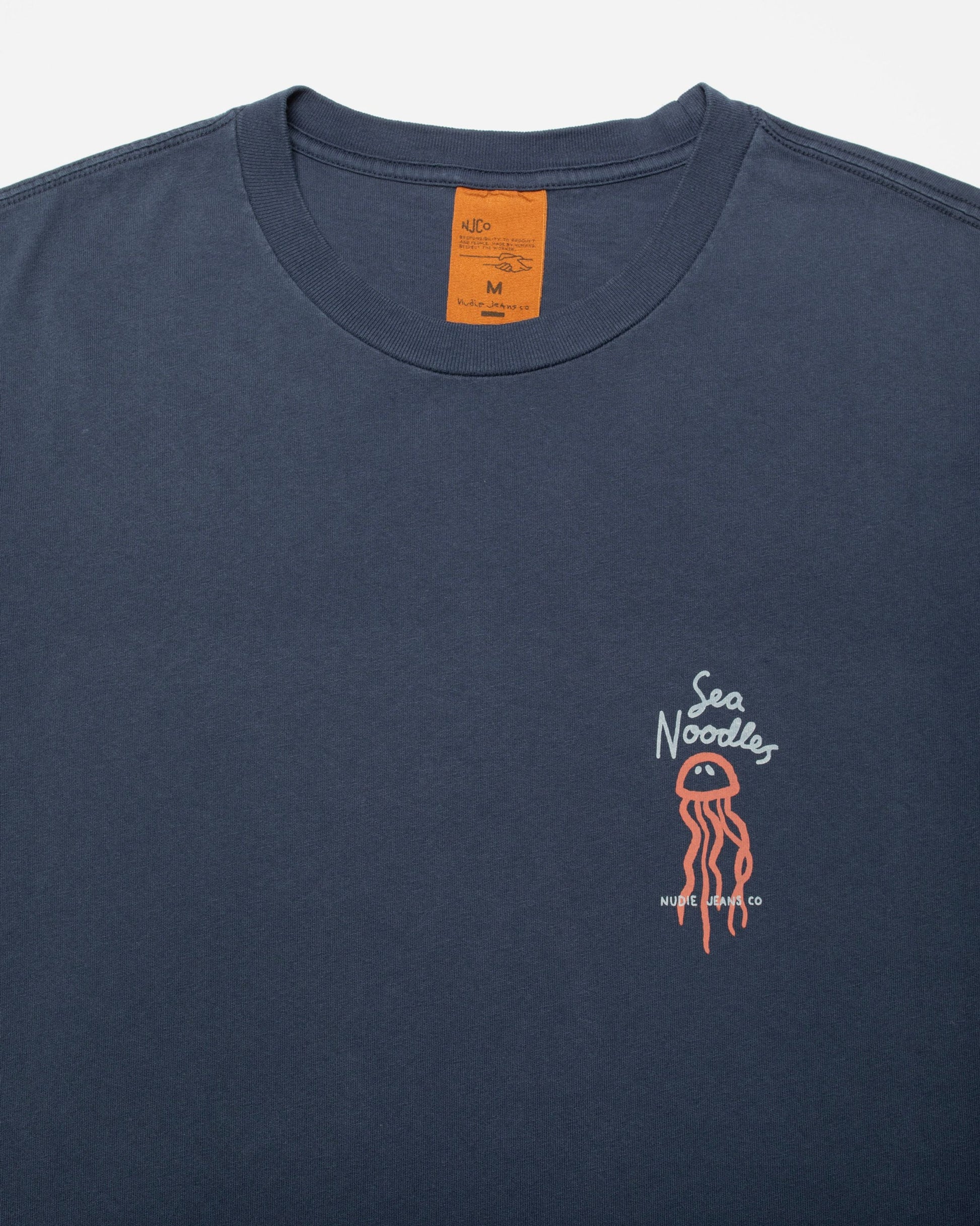 Roy Sea Noodles T-Shirt - Dark Blue
