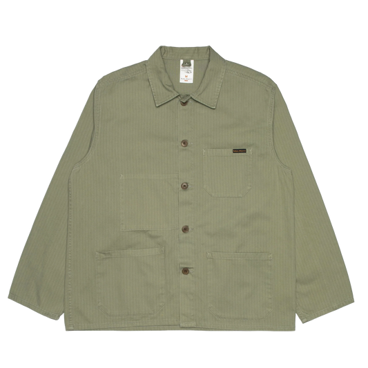 Buddy Chore Jacket Herringbone - Pale Green