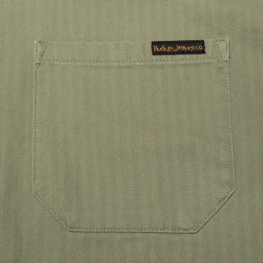 Buddy Chore Jacket Herringbone - Pale Green