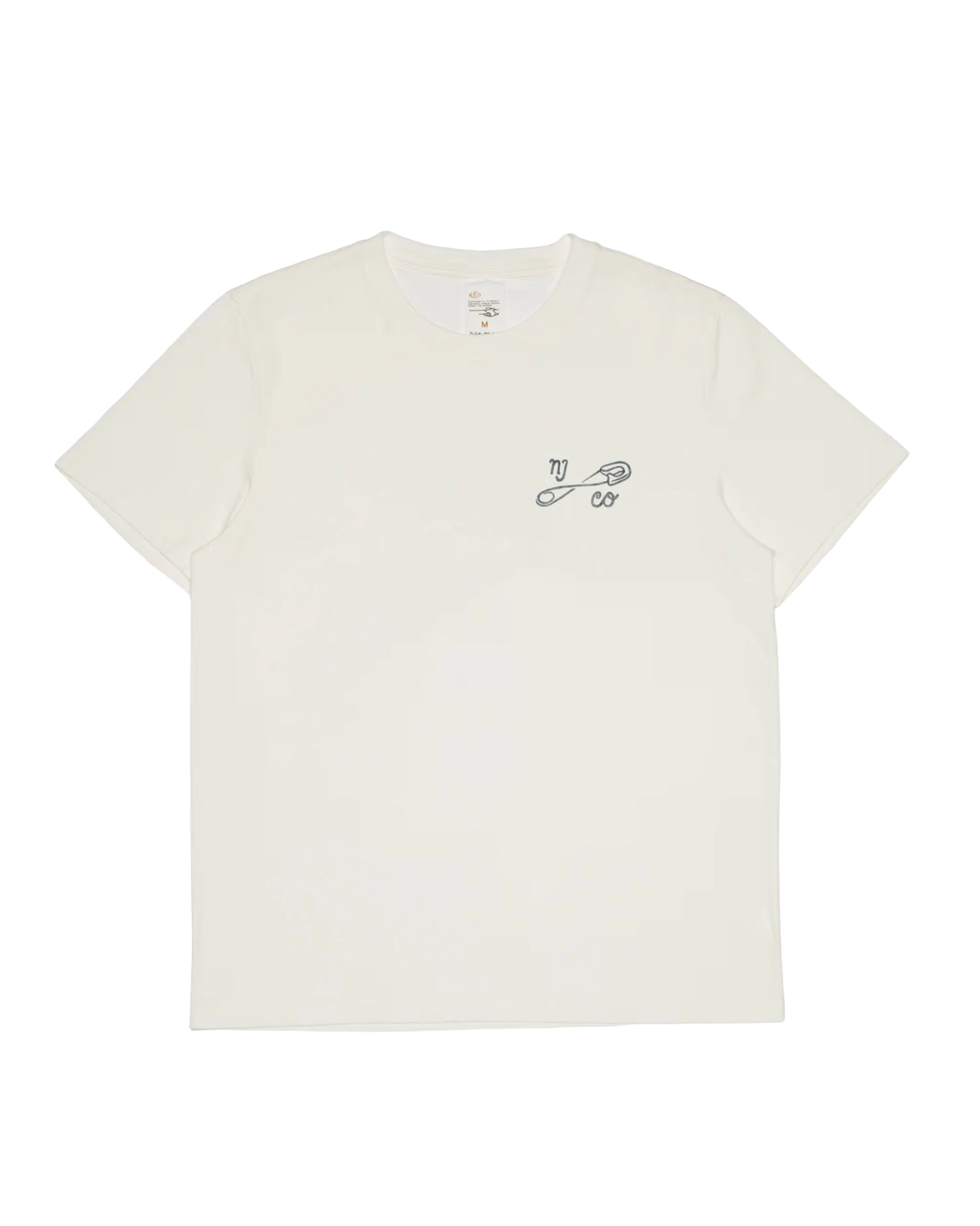 Roy T-Shirt NJCO Pin - Chalk White