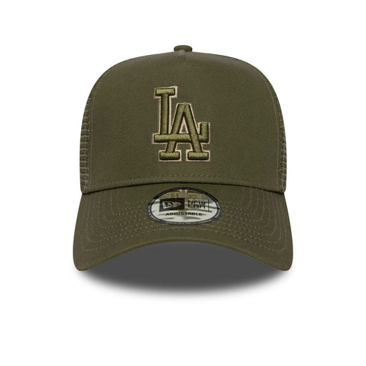 9Forty Trucker Outline Los Angeles Dodgers - New Olive