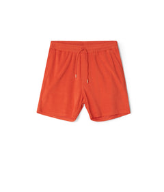 West Towel Shorts - Bright Red