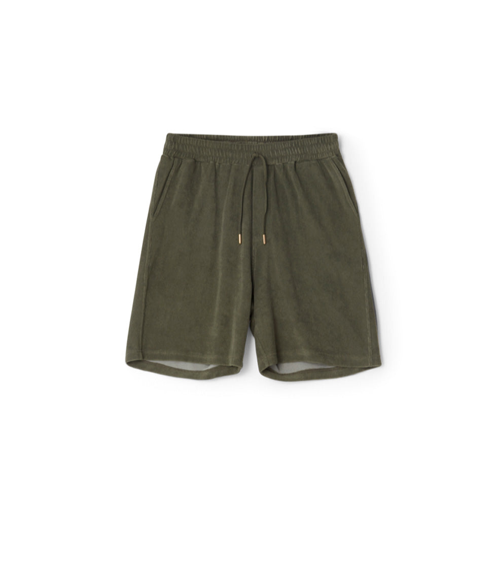 West Towel Shorts - Four Leaf Green