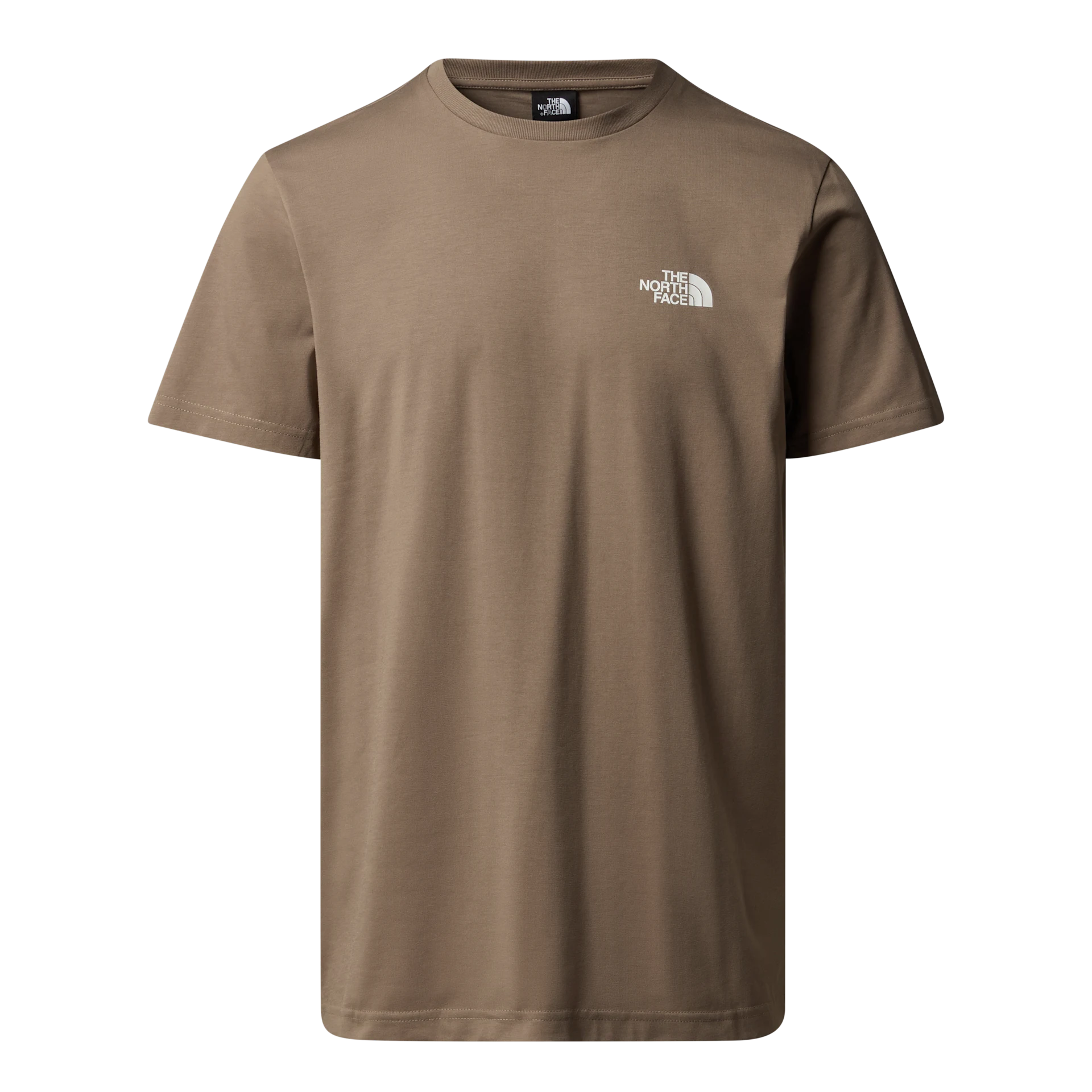 Simple Dome Short-sleeve Tee - Mocha brown