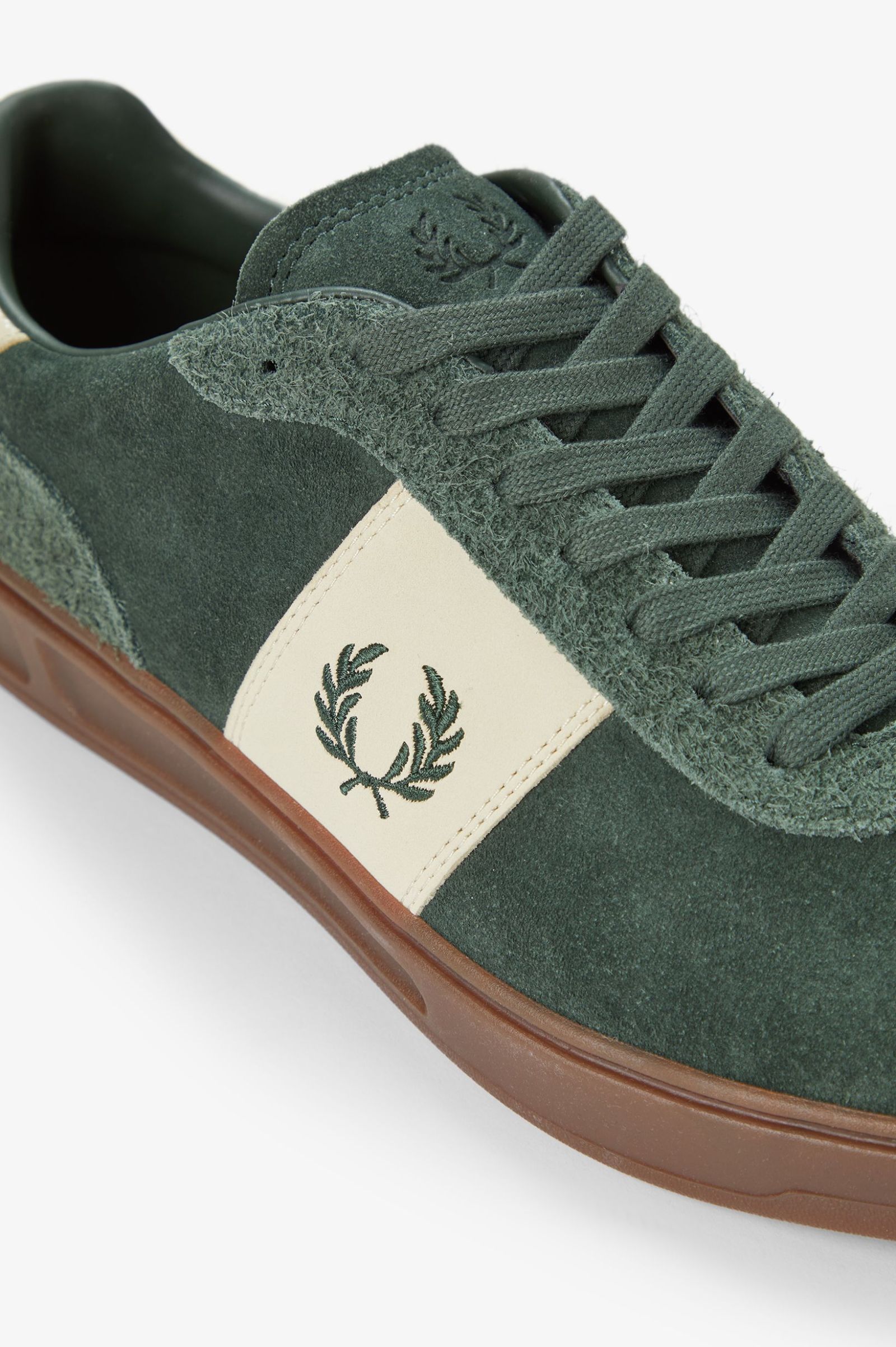 B4 Suede/Leather - Court Green
