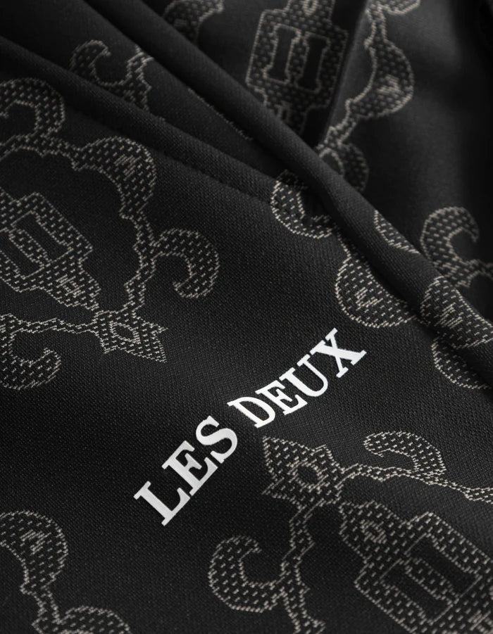 Ballier Jacquard Track Pants - Black/Ivory