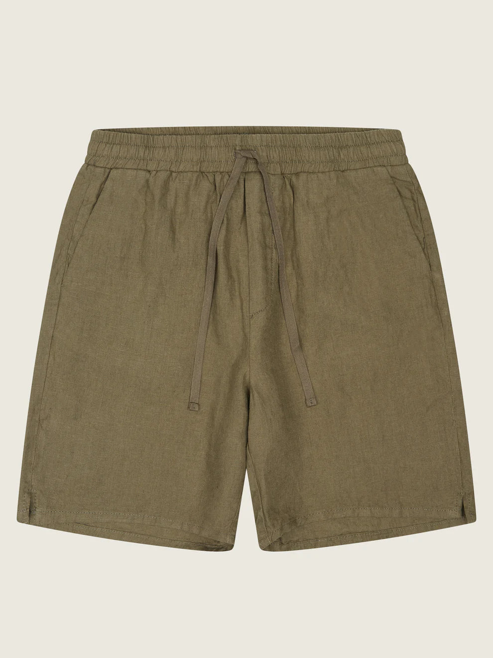 Bommy Linen Shorts - Khaki