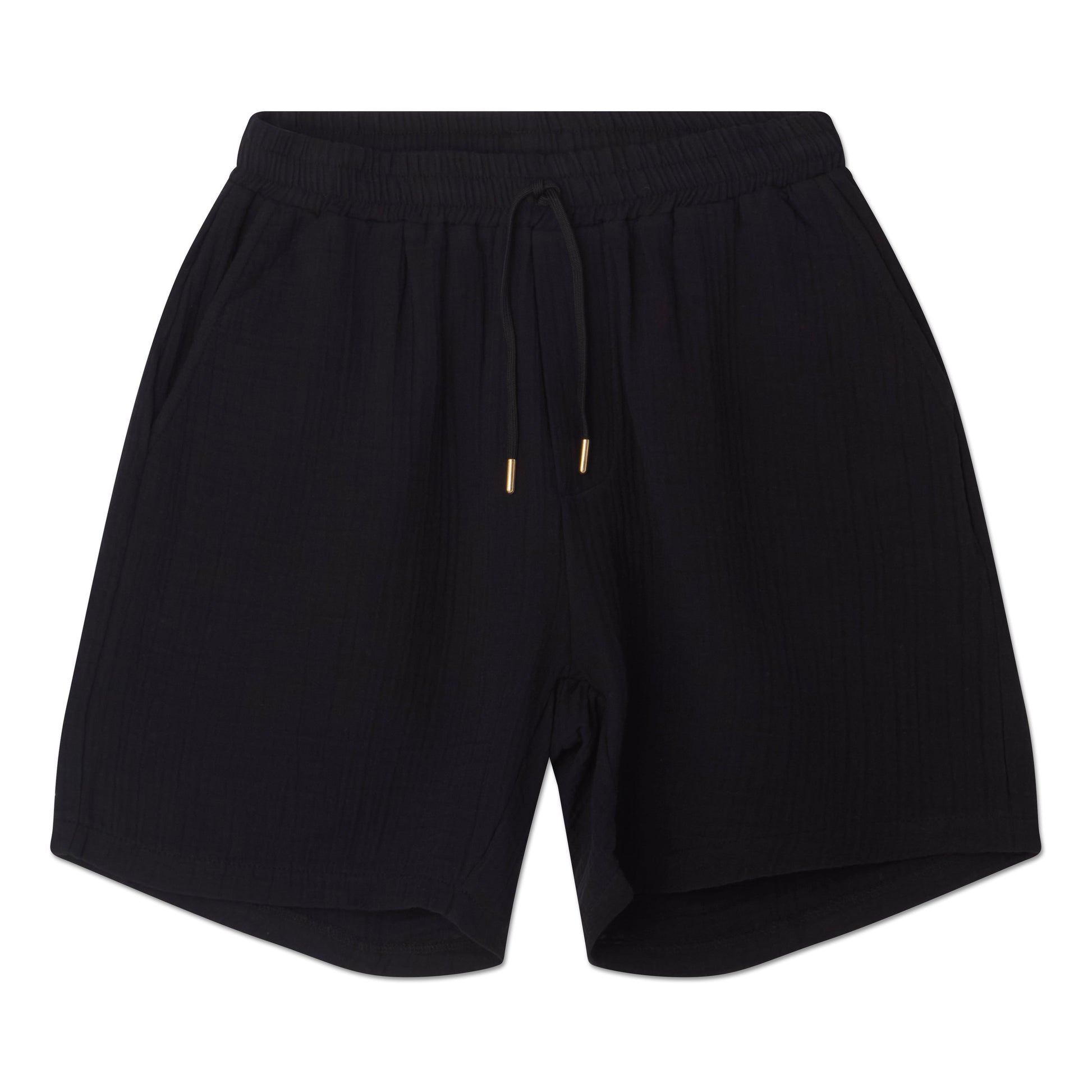 West Shorts Cotton Crincle - Black