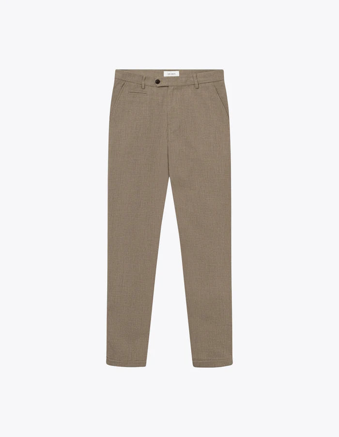 Como Mélange Suit Pants - Dark Sand Mélange